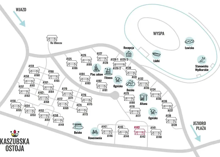 بيت للعطل A 143 Cztery Pokoje- Kaszubska Ostoja *